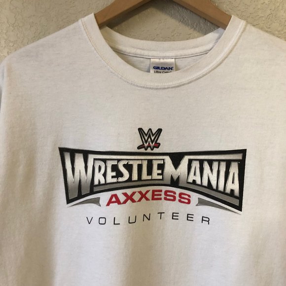 Wrestle Mania Axxess Volunteer tee shirt white XL - Picture 3 of 5